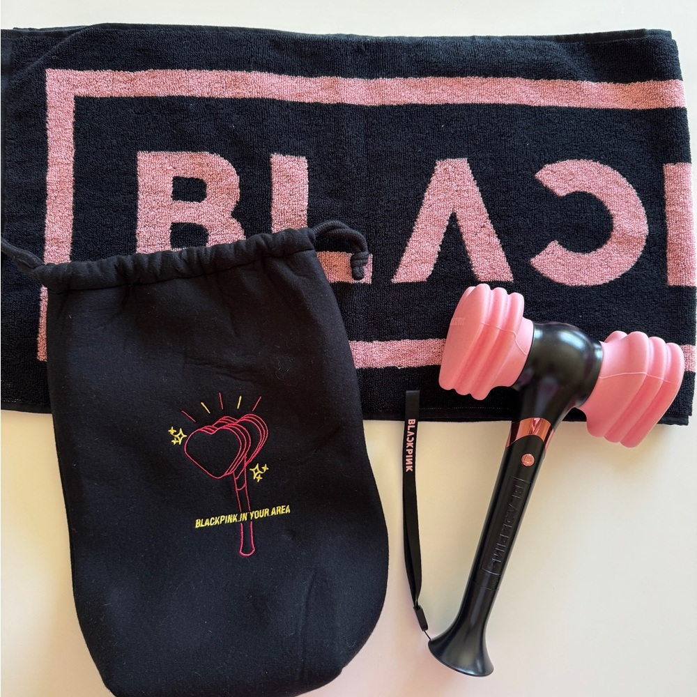 Blackpink Lightstick and merchandise bundle